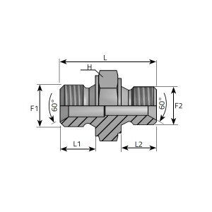 ADATT.DIR.RID.M.BSPP 3/8"X...