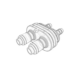 INN.DUAL M.1/4"PORTAG./VALV.
