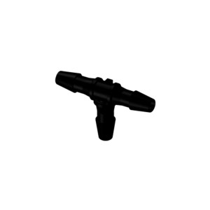 UNIONE T 1/8" NYLON NERO