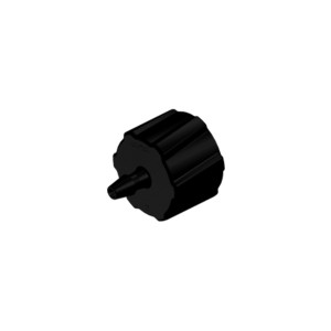 INN. M.LUER 1/16 NYLON NERO