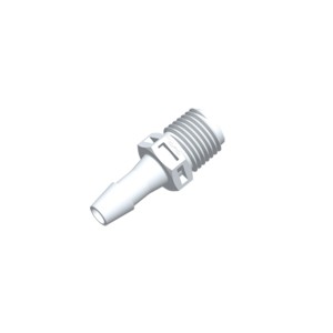 RACC. 1/4"X1/4"NPT/PVDF