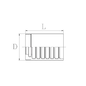 BOCCOLA R1-2T/1-2SC/1-2SN 1/4"