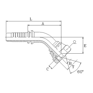 RACC.F.45 3/4" BSPP T.3/4"