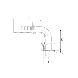 RACC.F.90 22L M30X2,0 T.3/4"
