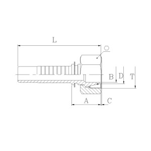 RACC.F.DIR. 20S M30X2,0 T.5/8"
