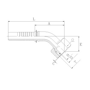 RACC.F.45 20S M30X2,0 T.3/4"